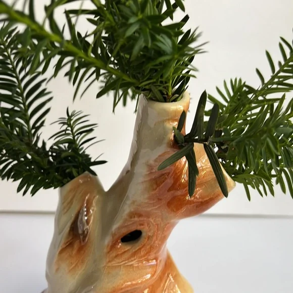 Vintage Tree Vase Handmade OOAK - Picture 3 of 16